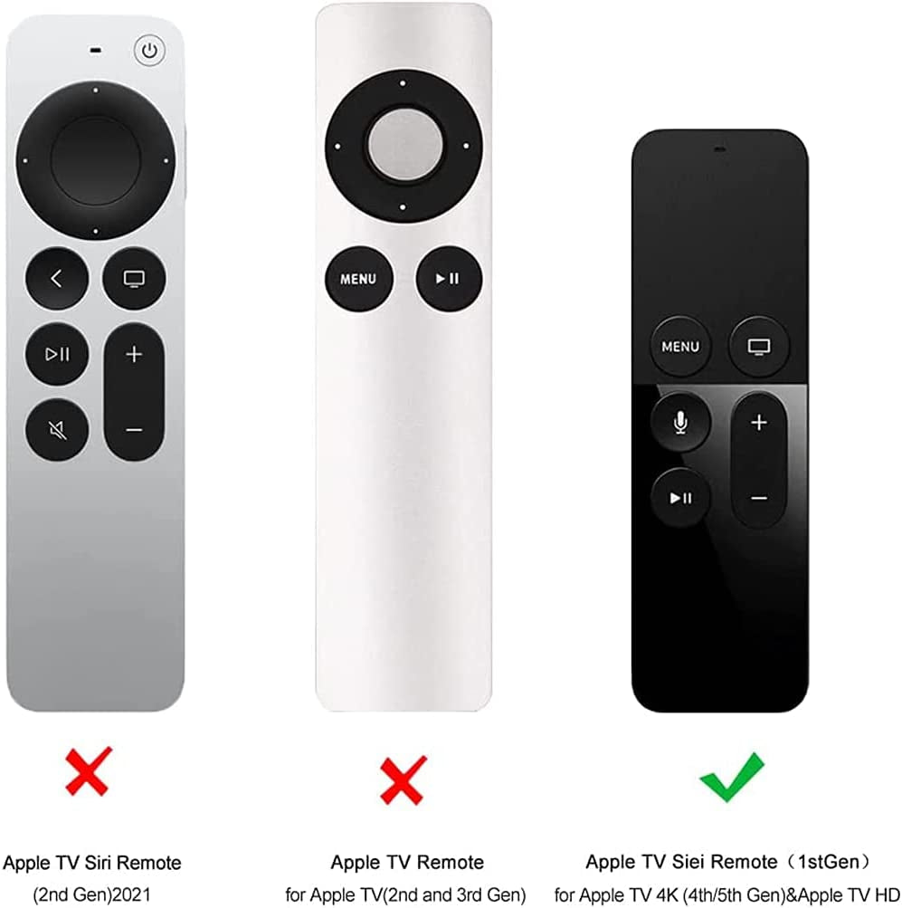 Apple TV Siri Remote Case with Lanyard (Rose Red) - 4Th/5Th Gen